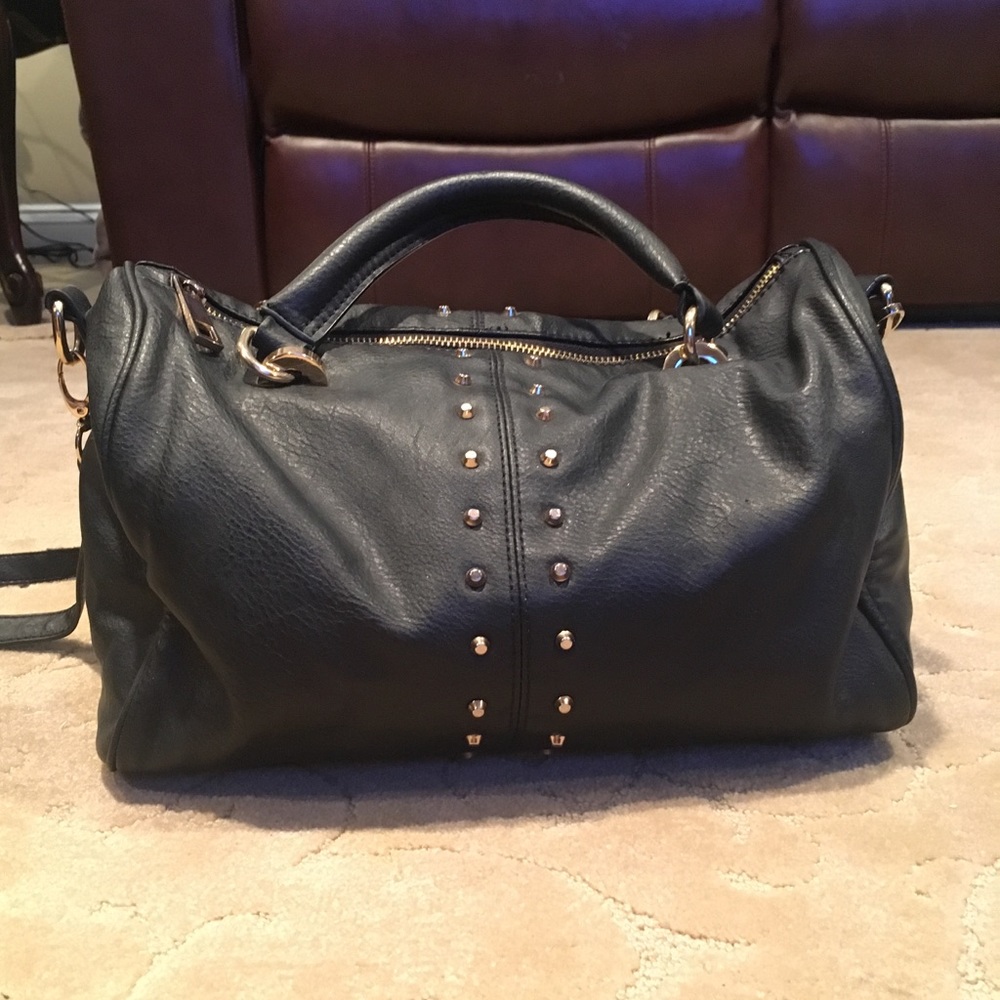 Forever 21 Black Faux Leather Purse